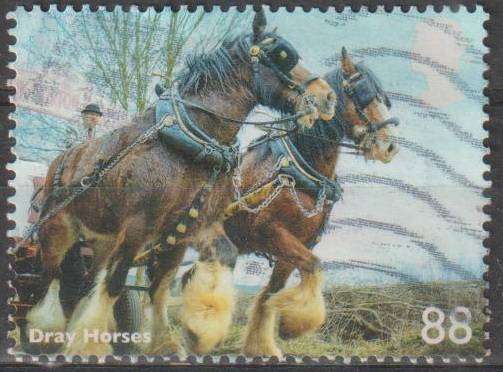 ENGLAND 2014 Working Horses FINE USED SG 3566