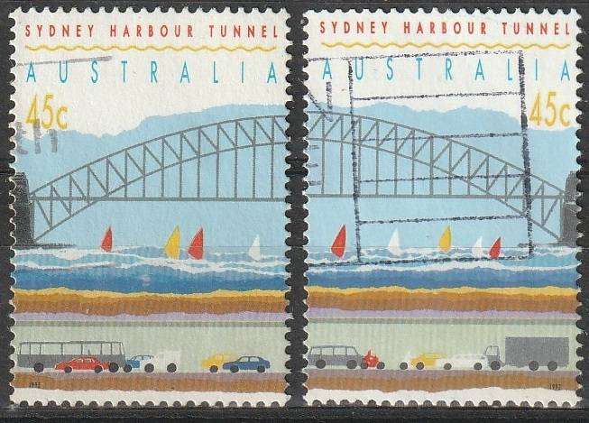 AUSTRALIA 1992 Sydney Harbour Tunnel ULH SG 1375B/6B