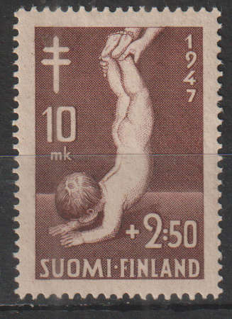 FINLAND 1947 The prevention of tuberculosis MM SG 455