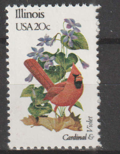 THEMATIC BIRDS USA MINT NO GUM SG 1941