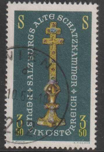 AUSTRIA 1967 The Old Salzburg Treasury UNH SG 1500