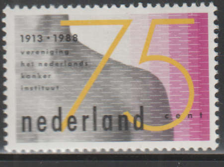 NETHERLANDS 1988 The 75th Anniversary of the Cancer Institute UMM SG 1531