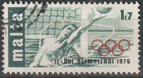 MALTA 1976 Olympic games - Montreal, Canada ULH SG 559