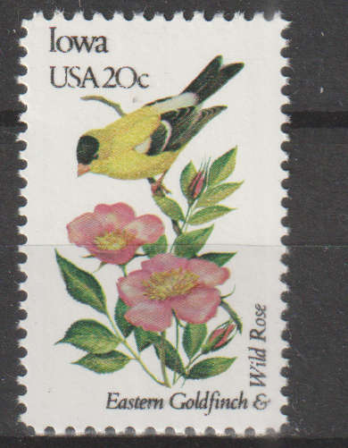 THEMATIC BIRDS USA MINT NO GUM SG 1943
