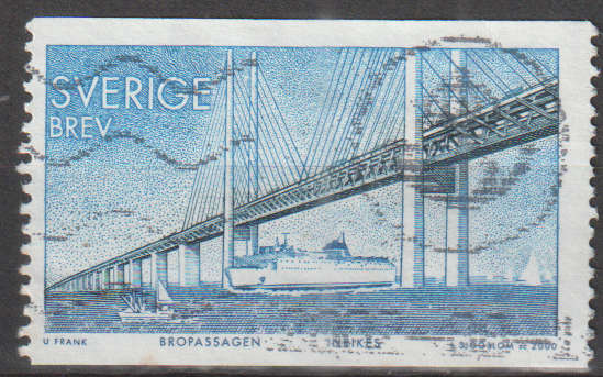 SWEDEN 2000 Bridge Connecting Denmark-Sweden ULH SG 2098