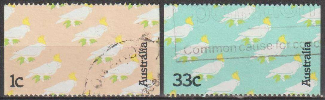 AUSTRALIA 1985 Yellow Kakadu ULH SG 970/1