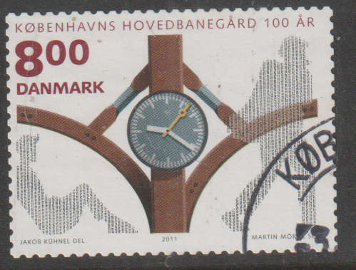 DENMARK 2011 The 100th Anniversary of Copenhagen Central Station ULH SG 1664
