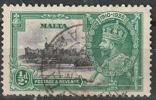 MALTA 1937 The Coronation of King George VI VFU SG 210