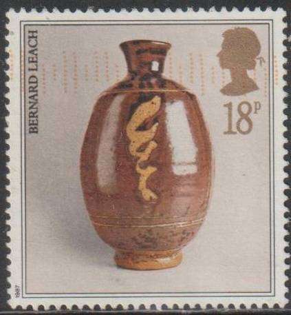 GB 1987 Studio Pottery UNH  SG 1371