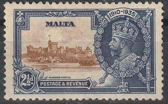 MALTA 1937 The Coronation of King George VI VFU SG 211