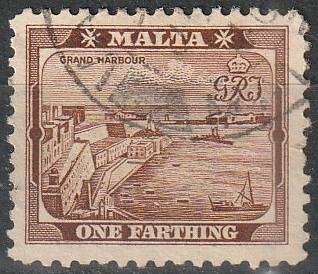MALTA 1938 King George VI and Local Motifs ULH SG 217