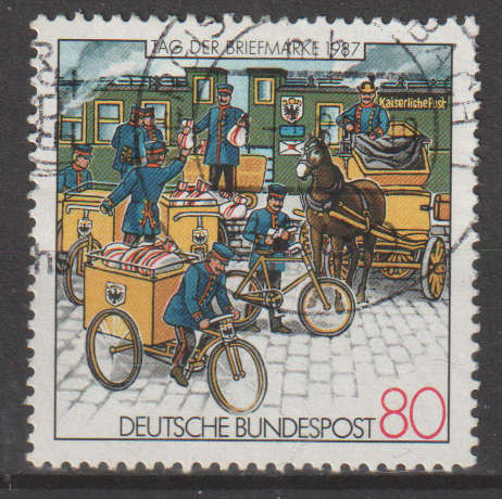 GERMANY 1987 The Day of Stamps ULH SG 2374