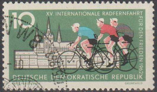 DDR 1962 The 15th Peace Event Berlin-Praque-Warsaw CTO SG E625
