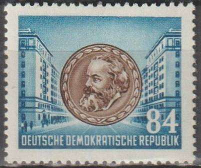 DDR 1953 Karl Marx MM SG E111