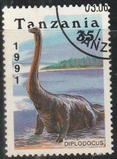 TANZANIA 1991 Prehistoric Creatures VFU SG 925