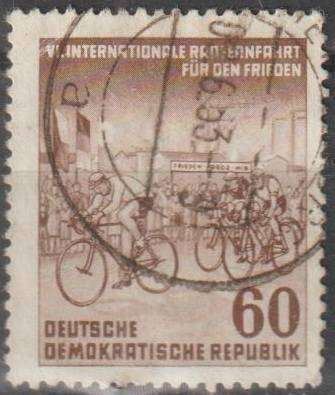 DDR 1953 The Prague-Berlin-Warszawa Peace Event ULH SG E115
