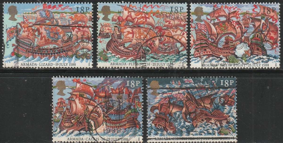 GB 1988 The 400th Anniversary of the Spanish Armada ULH SG 1400-4