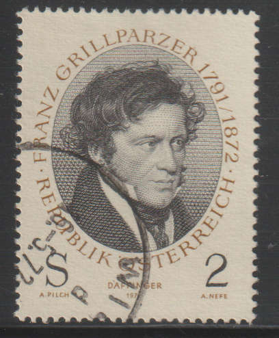 AUSTRIA 1972 The 100th Anniversary of the Death of Franz Grillparzer UNH SG 1631