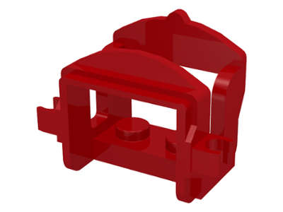 LEGO USED Horse Saddle with Clips RED