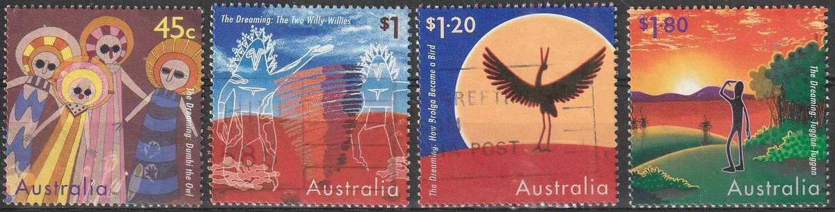 AUSTRALIA 1997 Myths of Native Australians ULH SG 1704-7