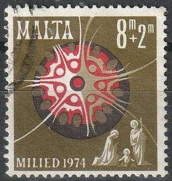 MALTA 1974 Christmas Stamps ULH SG 532