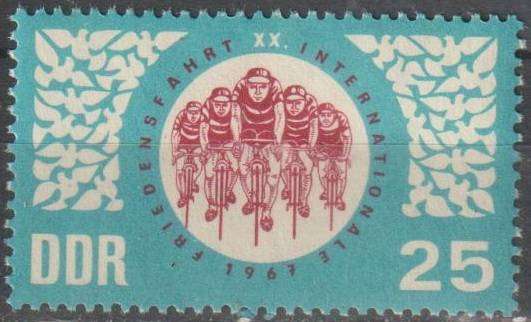 DDR  1967 Cycling - Peace Event Warsaw-Berlin-Praque UMM SG E998