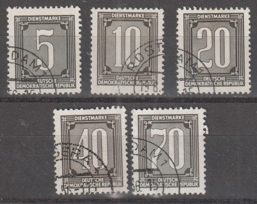 DDR 1954 POSTAGE DUE