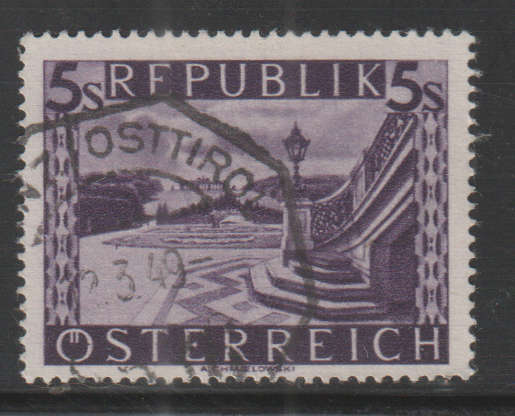 AUSTRIA 1947 Landscapes Stamps of 1945-1947 in New Colors UNH SG 1086A