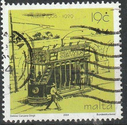 MALTA 2004 The 75th Anniversary of the Last Trams in Valletta ULH SG 1380