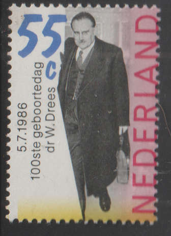 NETHERLANDS 1986 The 100th Anniversary of the Birth of William Drees UMM SG 1489
