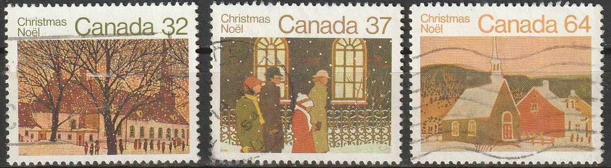 CANADA 1983 Christmas - Churches ULH SG 1111-3