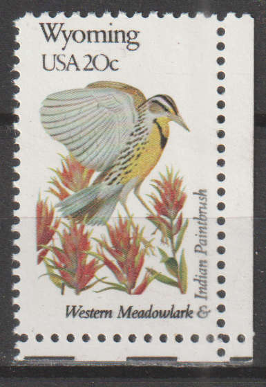 THEMATIC BIRDS USA MINT NO GUM SG 1979