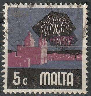 MALTA 1973 Local Motifs ULH SG 495