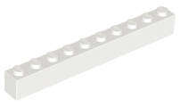 USED LEGO Brick 1 x 10 WHITE