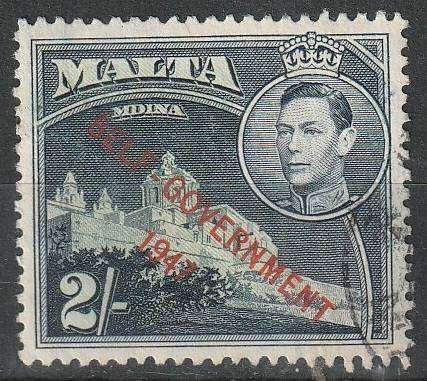 MALTA 1938 King George VI and Local Motifs VFU SG 245