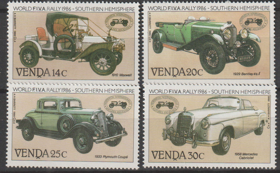 VENDA 1986 Veteran Car Rally UMM