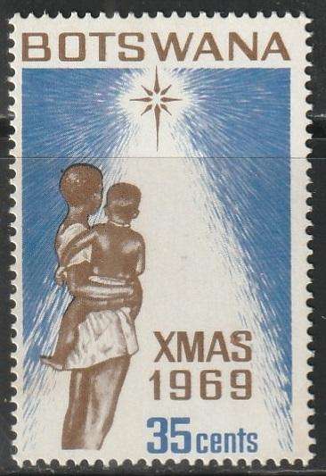 BOTSWANA 1969 Christmas MM SG 259