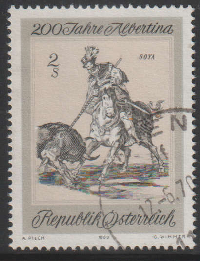 AUSTRIA 1969 The 200th Anniversary of the Albertina Graphics Collection UNH SG 1559