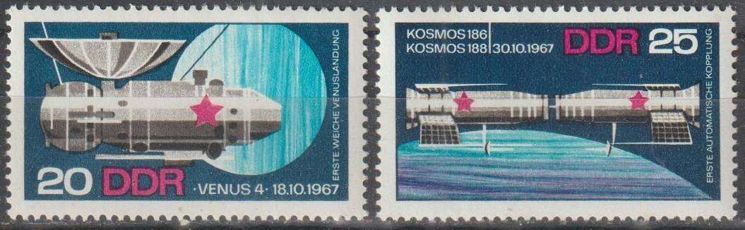DDR 1968 Soviet Space Travel UMM SG E1064/5