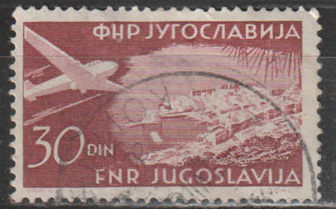 YUGOSLAVIA 1951 Airplanes and Landscapes ULH SG 681