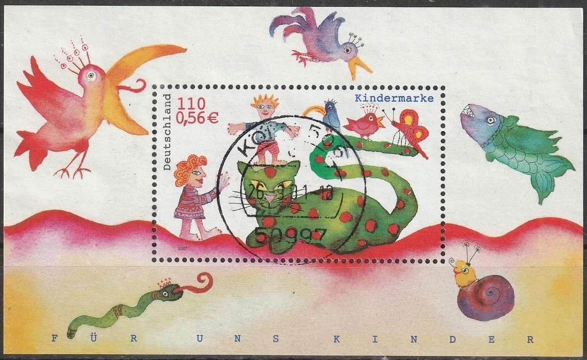 GERMANY 2001 For Children UNH SG MS3071