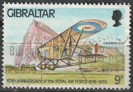 GIBRALTAR 1978 The 60th Anniversary of the Royal Air Force ULH SG 408
