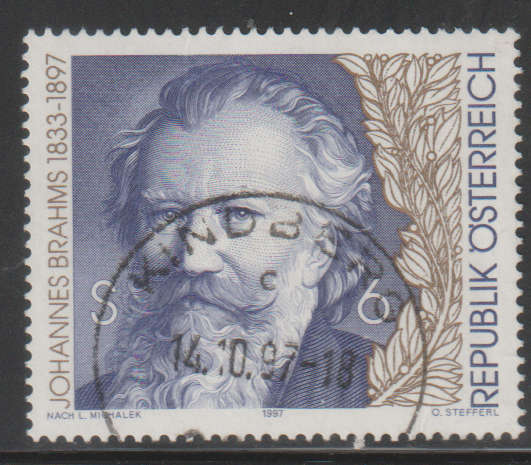 AUSTRIA 1997 Composers UNH SG 2474