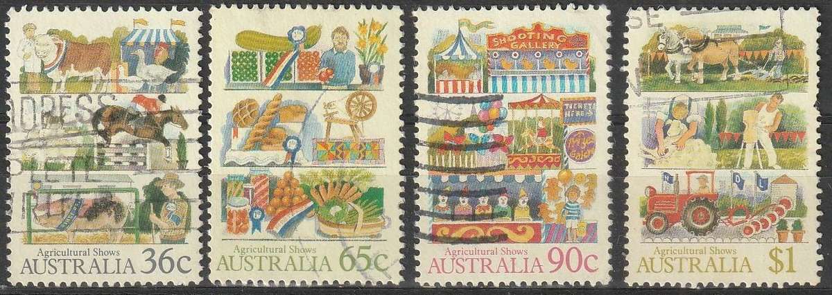 AUSTRALIA 1987 Agricultural Shows ULH SG 1054-7