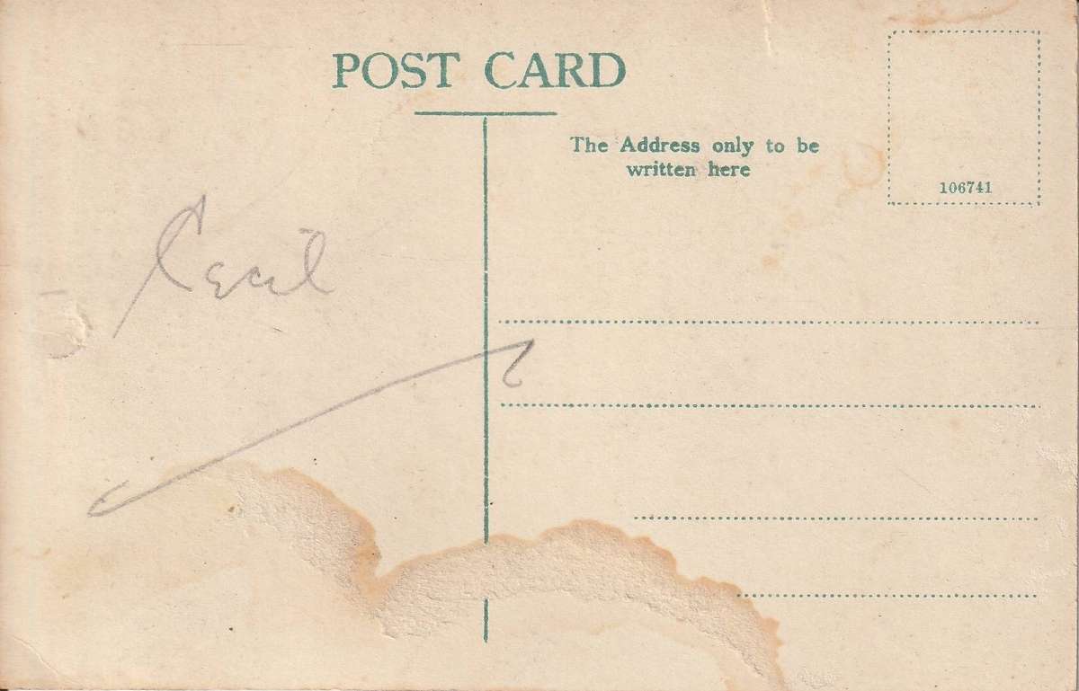 POST CARD BOER WAR CRONJES POM-POM CAPTURED AT PAARDEBERG