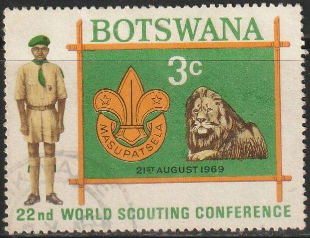 BOTSWANA 1969 The 22nd World Scout Conference, Helsinki ULH SG 253