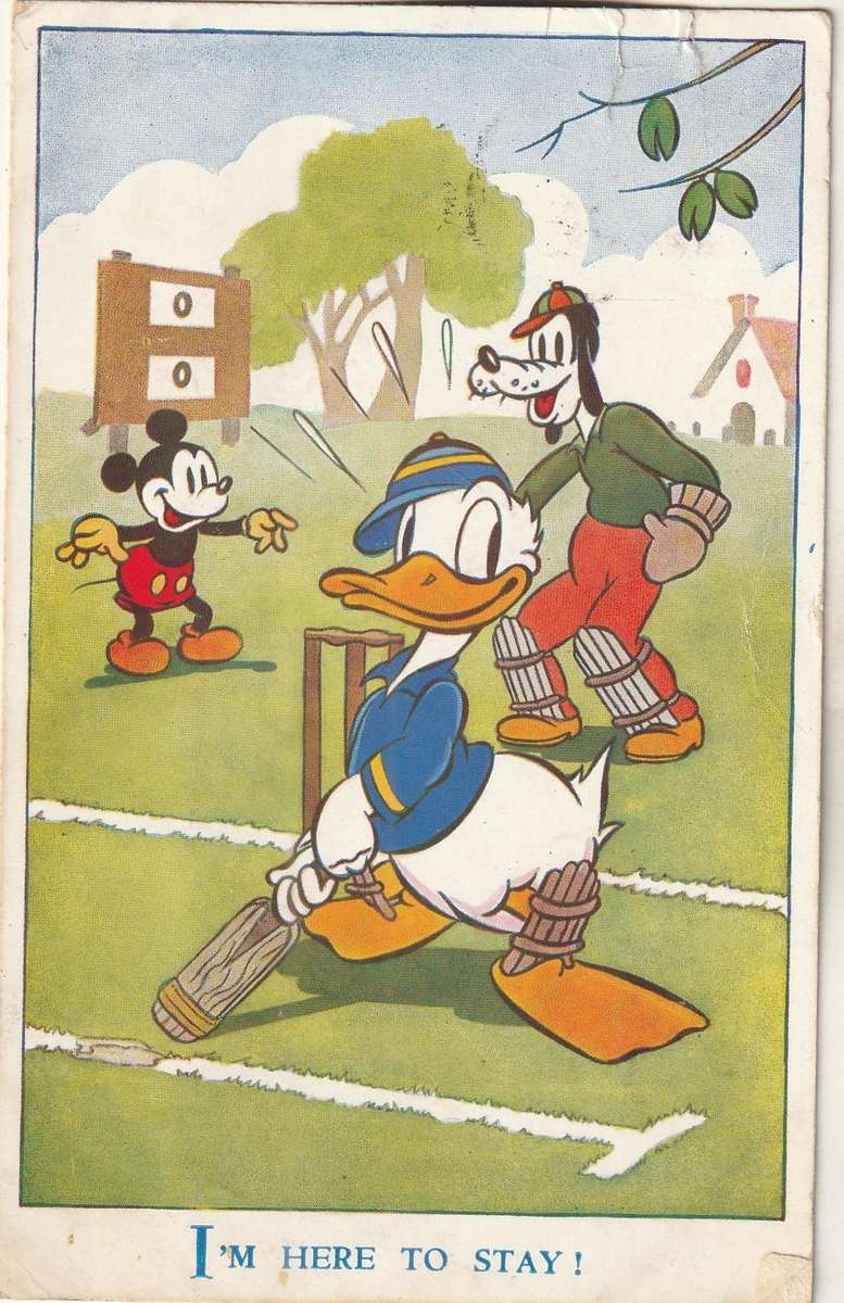 USED WALT DISNEY POST CARD