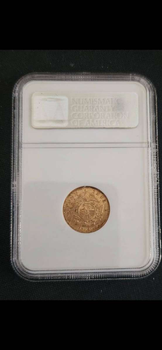 1895 1/2 Krugerpond graded