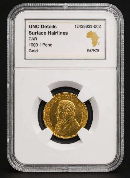 1900 1 Krugerpond graded