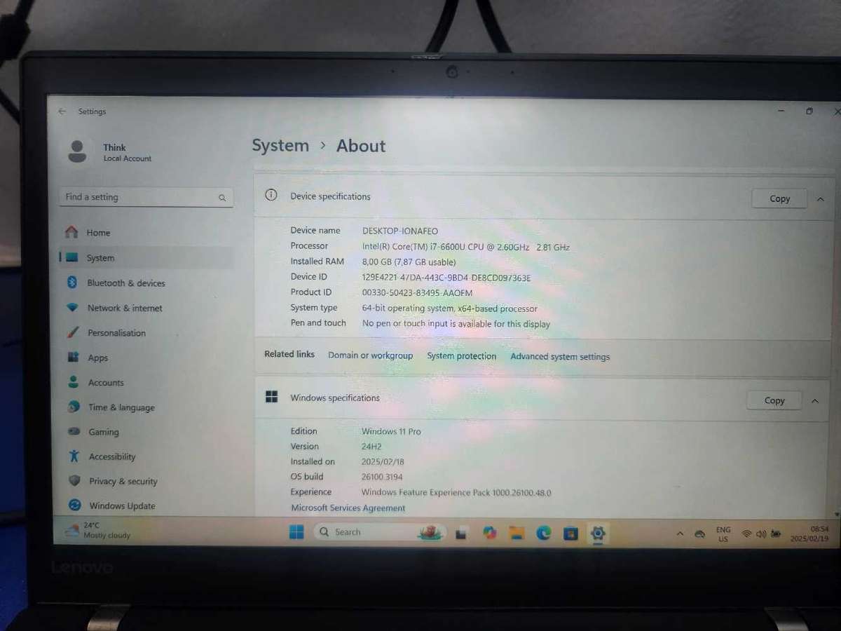 Lenovo ThinkPad T460s